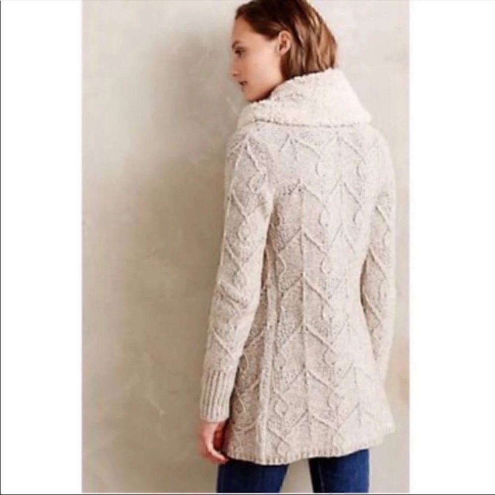 Anthropologie Sleeping on Snow Bondurant Sherpa Collar - Picture 3 of 9